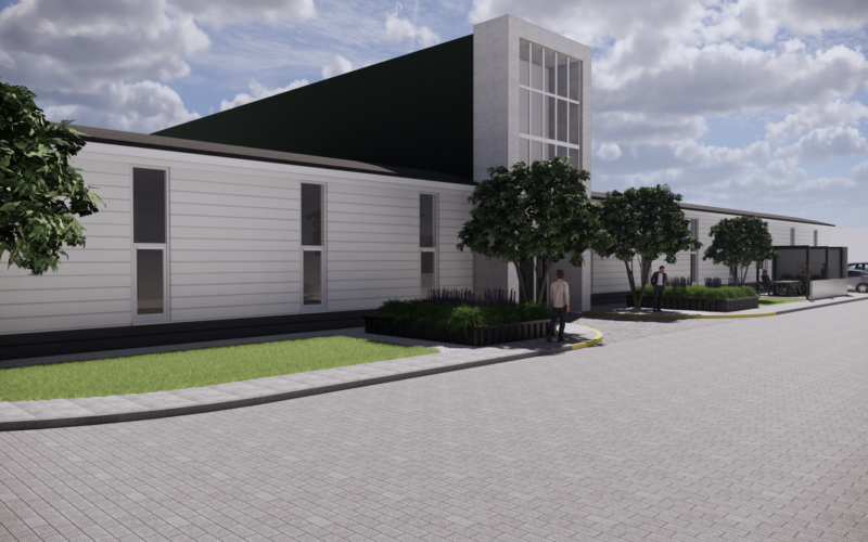 Zijkant Profextru hardenberg - profex