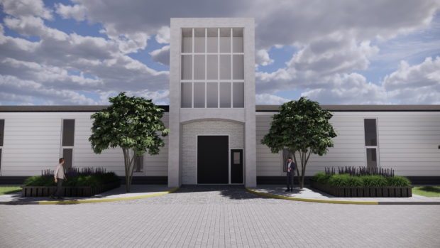 Kunststof gevelbekleding utiliteitsbouw